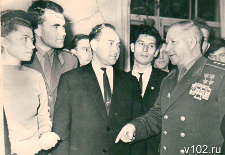 Генерал в Волгограде. 70-е годы.