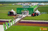 И даже пруды с лебедями: площадку Дня поля под Волгоградом показали с высоты