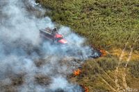 В Волгоградской области за пожарной обстановкой следят 24 БПЛА