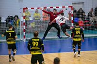 Гандболисты «Каустика» в гостях уступили клубу «СГАУ-Саратов»