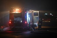 В центре Волгограда 1 января сгорел автомобиль