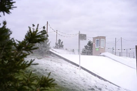 В ЦПКиО Волгограда перестали работать снежные горки из-за температурных колебаний