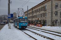 В Волгограде трамвай №2 отправили на ул. Хорошева из-за ДТП