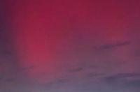 Северное сияние раскрасило небо над Волгоградской областью