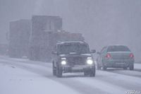 Водителей предупреждают о сильном снегопаде в Волгоградской области