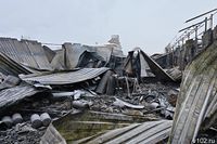 «Всё сгорело и затоплено водой»: продавцы рассказали о последствиях пожара на Тулака