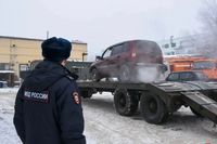 Конфискованные у пьяниц 6 авто поехали из Волгограда на СВО
