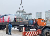 Центральный парк Волгограда лишился колеса обозрения