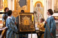 Волгоград встретил чудотворную икону Божией Матери