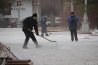 В Волгограде мэрия сообщила о ночном сражении коммунальщиков с гололёдом