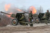 «Выстрел памяти» и орудий ЗИС-3 прогремел на Мамаевом кургане