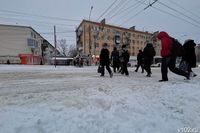 Пробки в 8 баллов сковали Волгоград в утренний час пик из-за снегопада