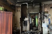 В Волгограде пенсионер госпитализирован после пожара в разрушающемся общежитии