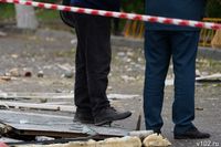 В Волжском оцепили место падения обломков БПЛА