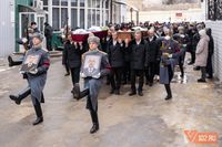 В Волгограде хоронят погибших в Калмыкии сотрудников уголовного розыска