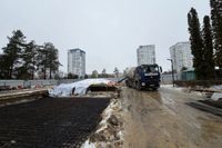 В ЦПКиО Волгограда формируют чаши огромного светомузыкального фонтана