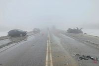 Стали известны подробности массового ДТП на туманной трассе под Волгоградом