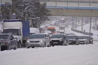 В Волгограде фуры вновь заблокировали проезд по 2-й Продольной