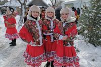 Празднование Широкой Масленицы проходит в ЦПКиО Волгограда