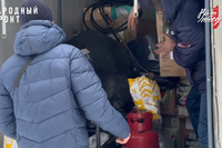 Волгоградцы передали гумпомощь жителям Курской области