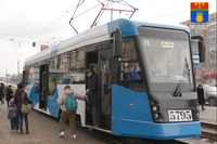 В Волгограде на трамвайный маршрут №11 выпустили новый вагон