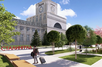 Без парковки и фонтана? В Волгограде показали проект новой Привокзальной площади