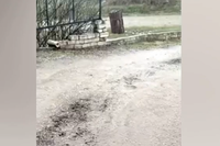 Апрельский град засыпал район Волгограда