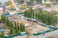 Каскад бетонных конструкций возвели в ЦПКиО Волгограда: будет красиво