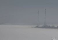 Причудливое туманное утро на Волге снял волгоградец