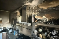 В Волжском при пожаре на кухне погиб 13-летний школьник