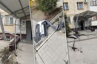 «Чудо, что без жертв»: в Волгограде лихач на автомобиле протаранил подъезд МКД