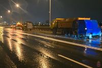 Под Волгоградом грузовик «сыграл» в кёрлинг с «Газелью» на региональной трассе