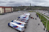 Волгоградцы отправили в страдающий от наводнения Дагестан гумконвой: видео
