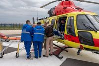 Первого пациента доставили санавиацией в ЦРБ Михайловки