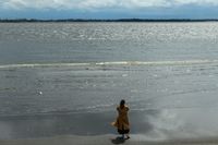 Большая вода захватывает набережную Волгограда: фоторепортаж ИА «Высота 102»