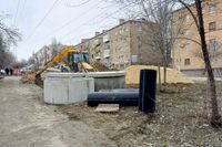 На севере Волгограда оперативно заменили участок послевоенного водовода