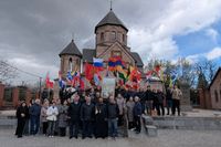 В Волгограде прошел траурный митинг в память жертв геноцида армян