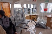 Стекла теплохода на маршруте «Волгоград-Культбаза» выбило штормовой волной