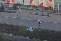 Тащил в обнимку: в Волжском похищение пасхального «кулича» попала на камеру