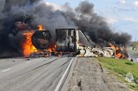 Виновник скончался: установлена причина жуткого ДТП с загоревшимся бензовозом под Волгоградом