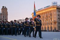 В Волгограде из-за репетиции парада Победы 2 и 5 мая перекроют центральные улицы