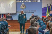 В Волгограде отметили отличившихся огнеборцев наградами и званиями