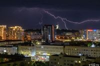 Гроза спалила пристройку к дому в Волгоградской области
