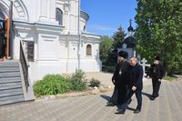 Андрей Бочаров приехал в монастырь под Волгоградом