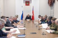 Бочаров провел заседание оперштаба по безопасности