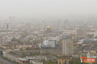 Южные районы Волгограда накрыла пыльная буря 17 мая