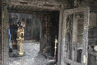 МЧС показало страшные последствия пожара в храме при ЦРБ в Волгоградской области