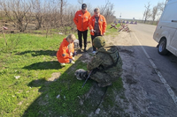 Волгоградские волонтёры привезли ветеринарный госпиталь на Донбасс