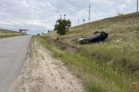 В Волгоградской области водитель «перевертыша» сбежал с места аварии: его уже задержали