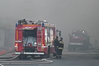 Крупный пожар ликвидировали в районе ТЭЦ в Волжском